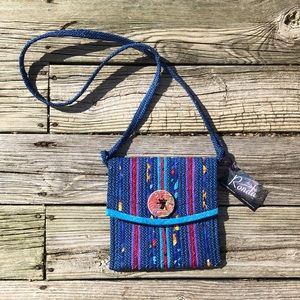 Handmade Recycled Fabric Purse